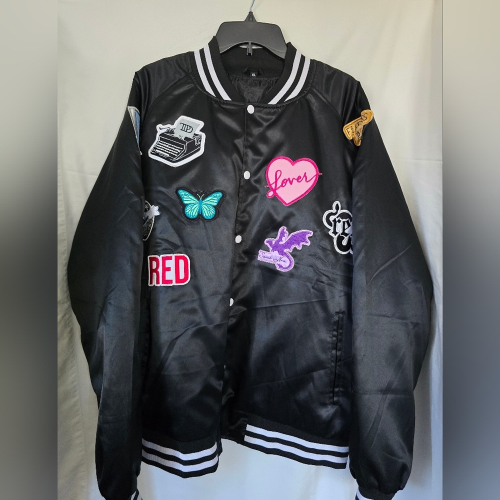 Taylor Swift Varsity Jacket ERAS TOUR XL Reputation Folklore LOVER 1989 TTPD